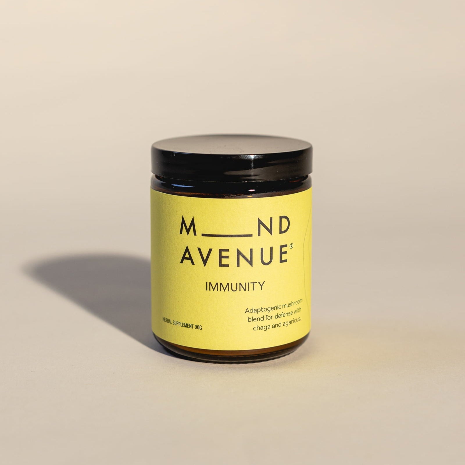Mind Avenue Immunity + Longevity Blend with chaga, agaricus, reishi, maitake mushroom extract powder